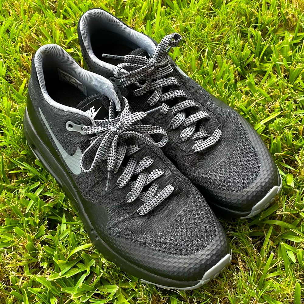 Nike iD Air Max 1 Ultra Flyknit Black and Grey 🥑